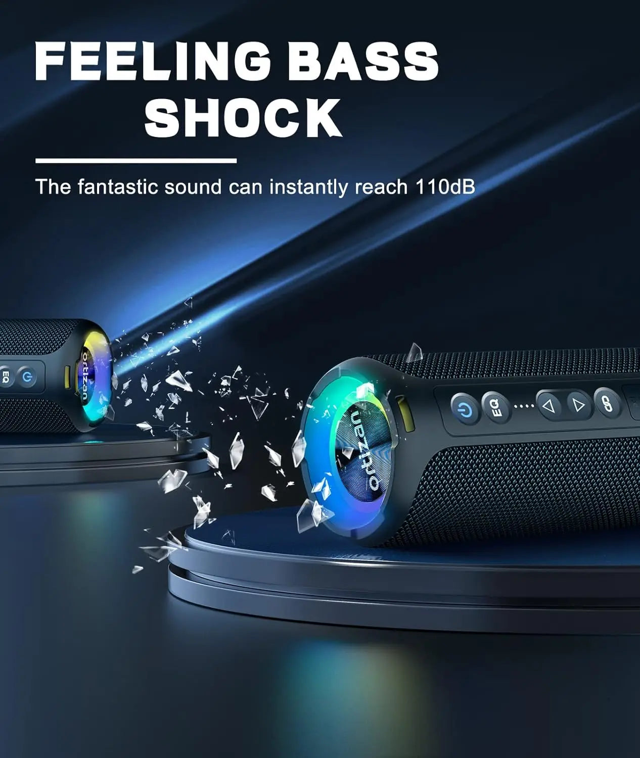 Ortizan Super Bass Outdoor Speaker