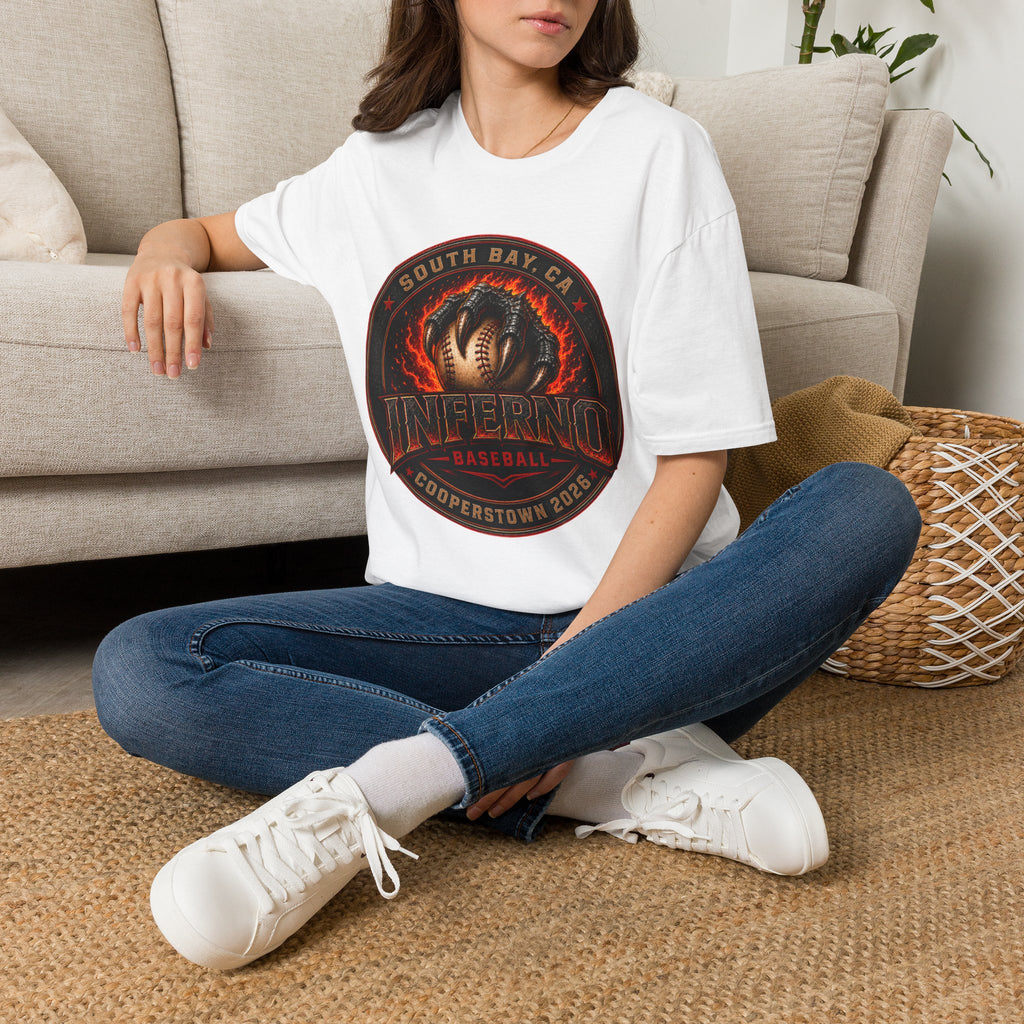 Inferno Baseball T-Shirt — South Bay, CA Tee