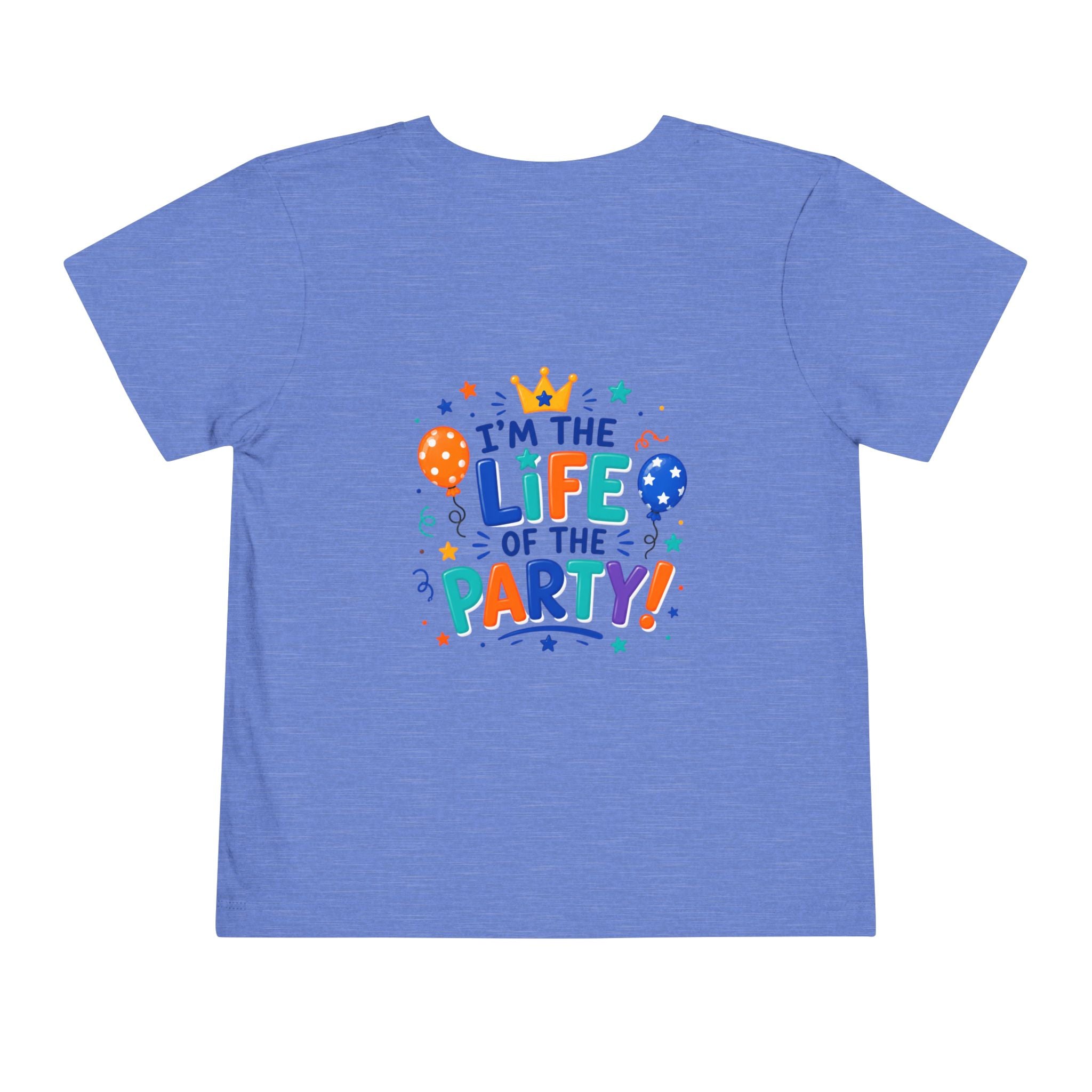 Birthday Boy Toddler Tee — “I’m the Life of the Party” Short Sleeve