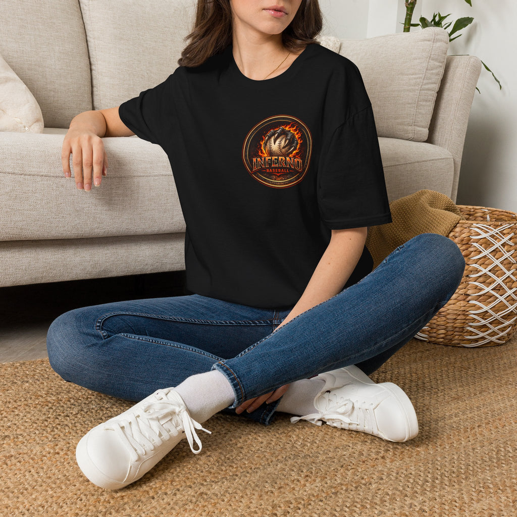 Inferno Baseball Logo Tee (Fireball Emblem)