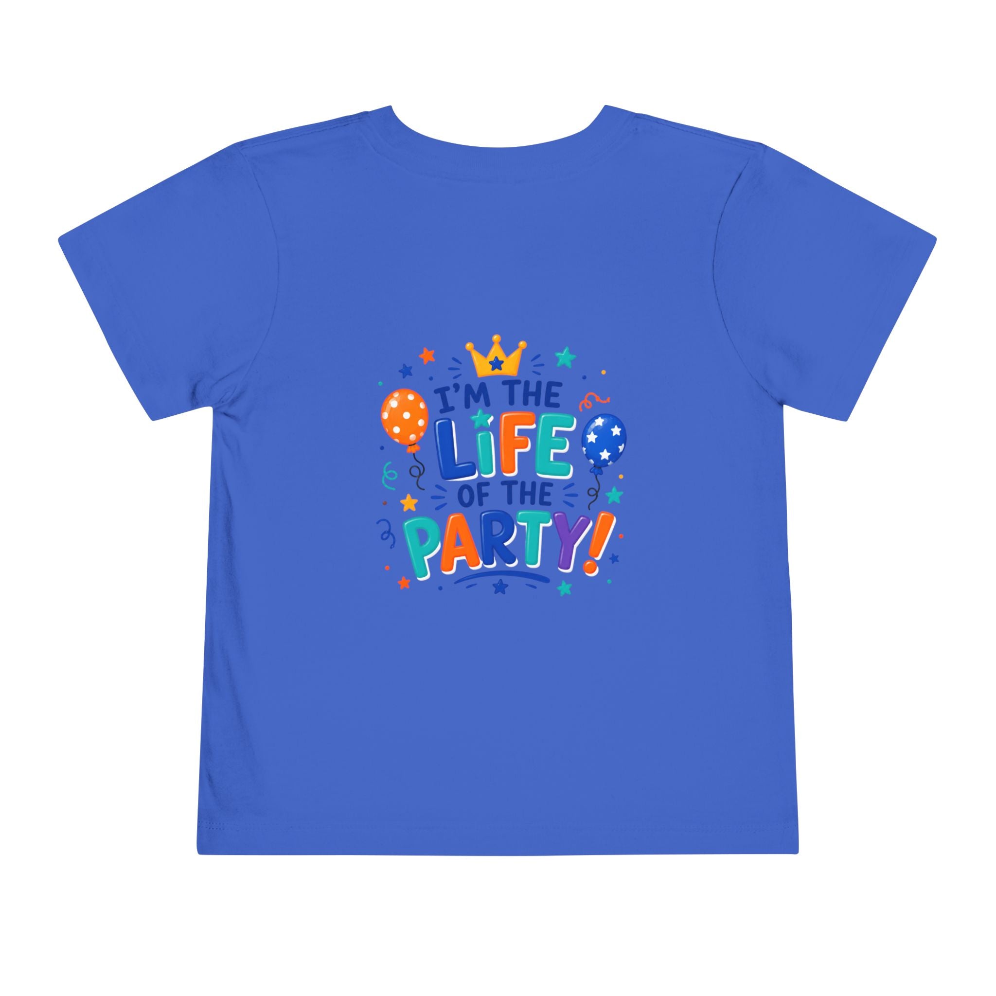 Birthday Boy Toddler Tee — “I’m the Life of the Party” Short Sleeve