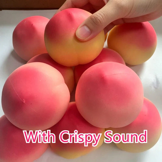 Peach Fruit Squishy Toy