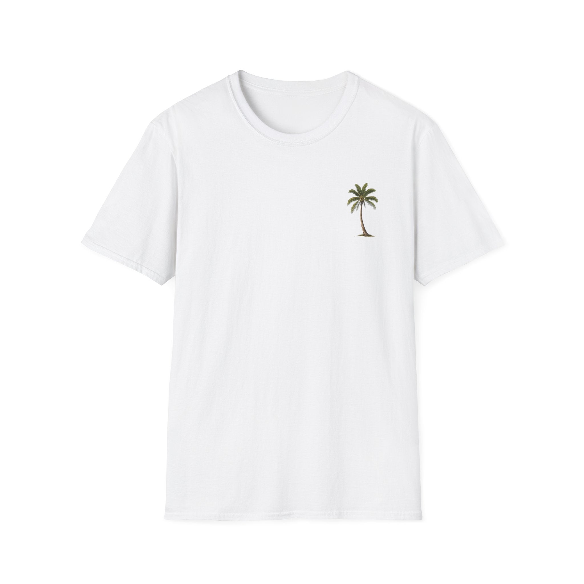 Palm Tree T-Shirt — Minimal Tropical Tee