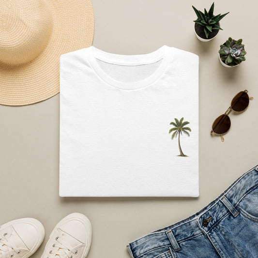 Palm Tree T-Shirt — Minimal Tropical Tee
