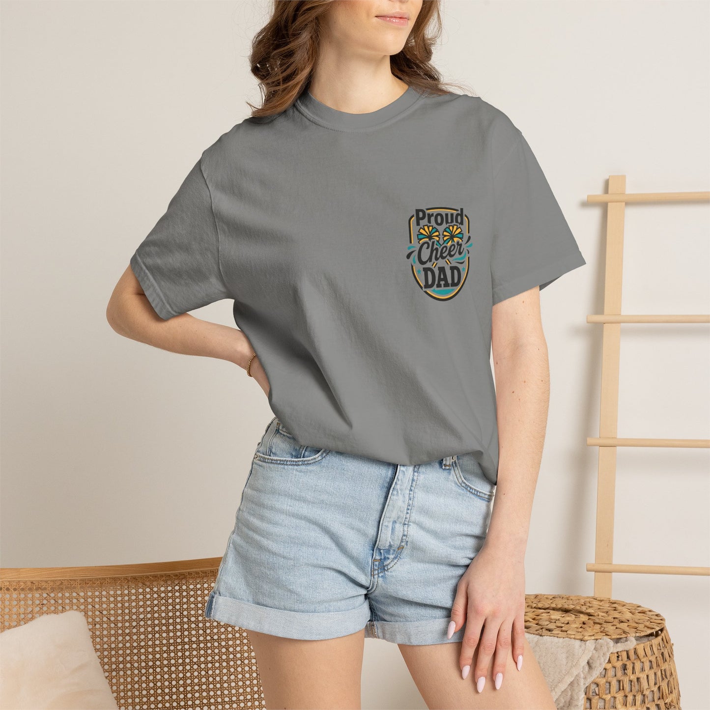 Funny Cheer Dad T-Shirt — Cheerleading Dad Gift