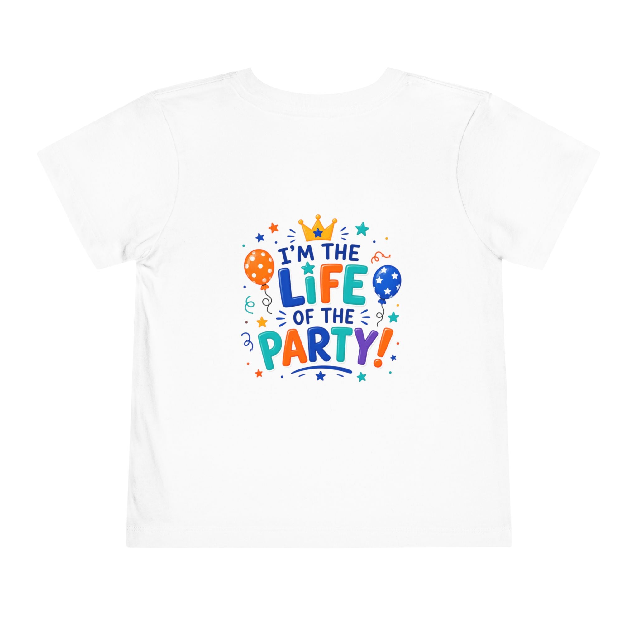 Birthday Boy Toddler Tee — “I’m the Life of the Party” Short Sleeve