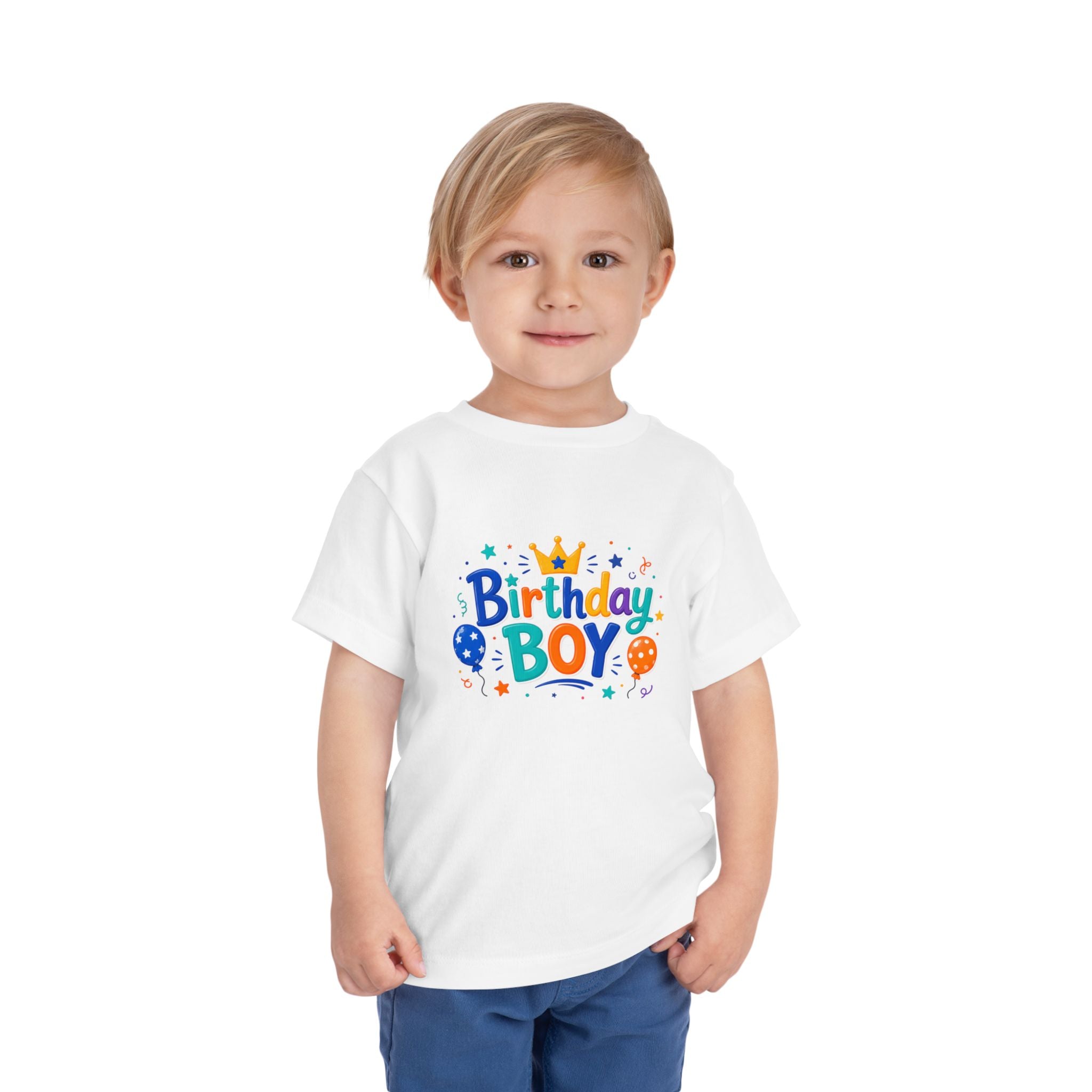 Birthday Boy Toddler Tee — “I’m the Life of the Party” Short Sleeve