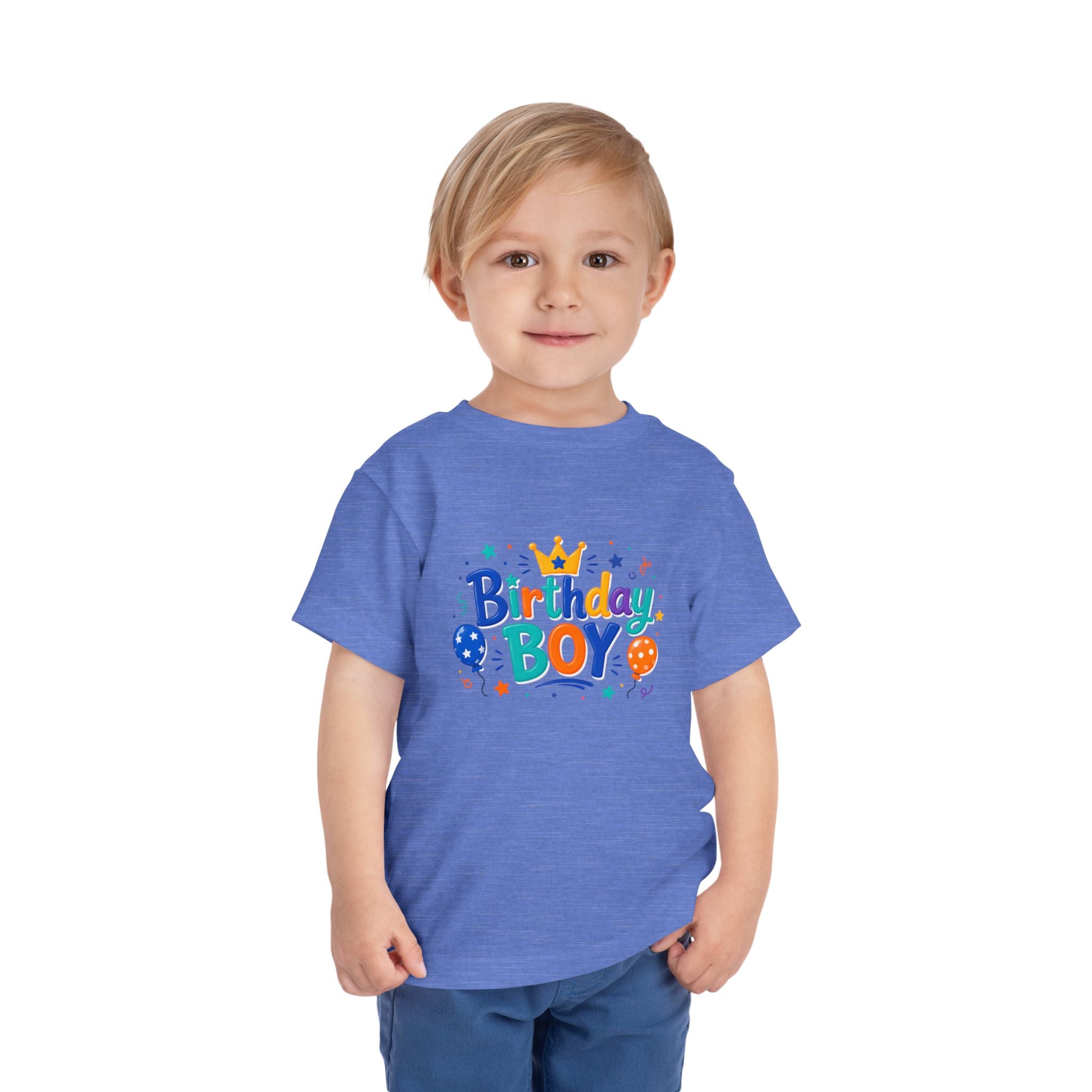 Birthday Boy Toddler Tee — “I’m the Life of the Party” Short Sleeve