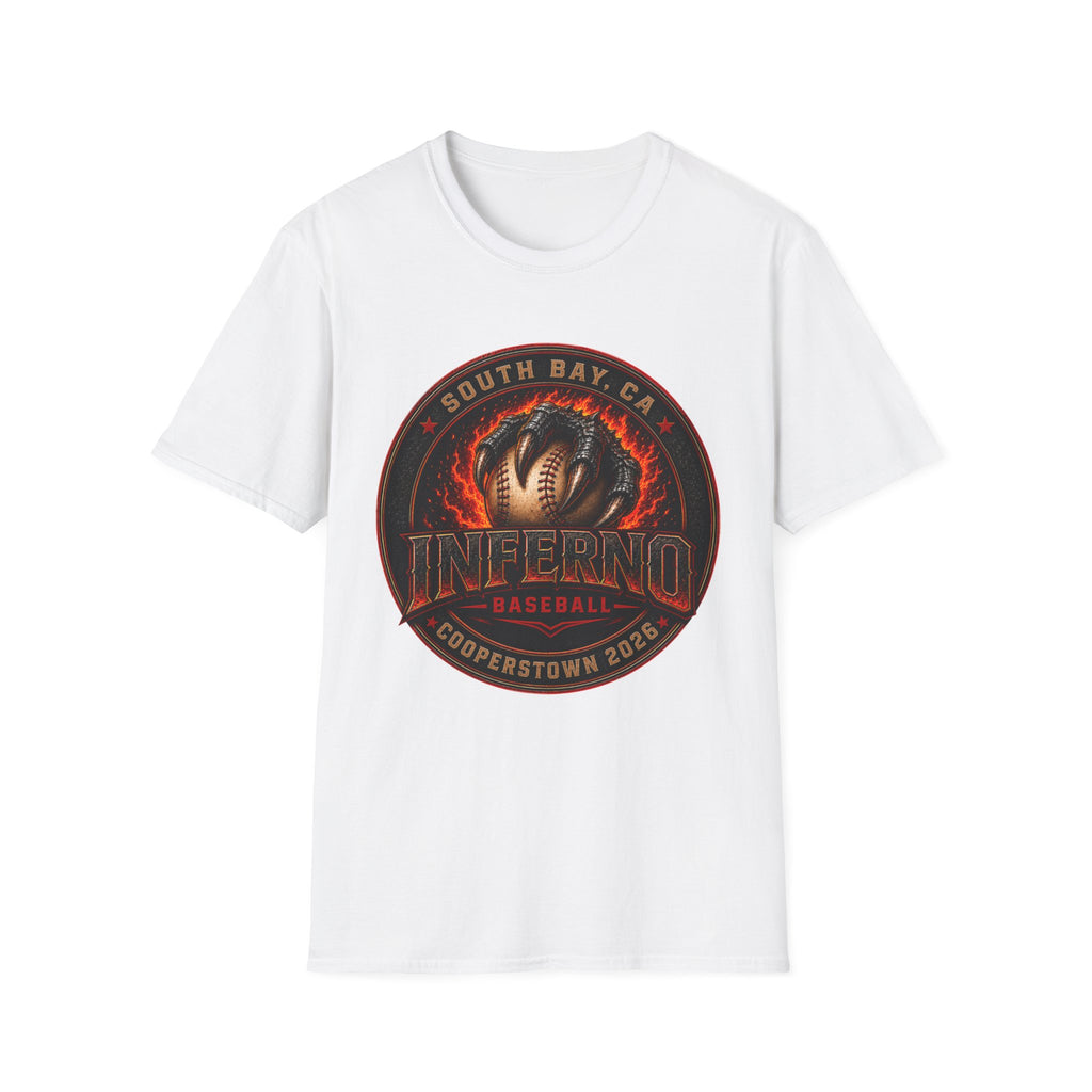 Inferno Baseball T-Shirt — South Bay, CA Tee