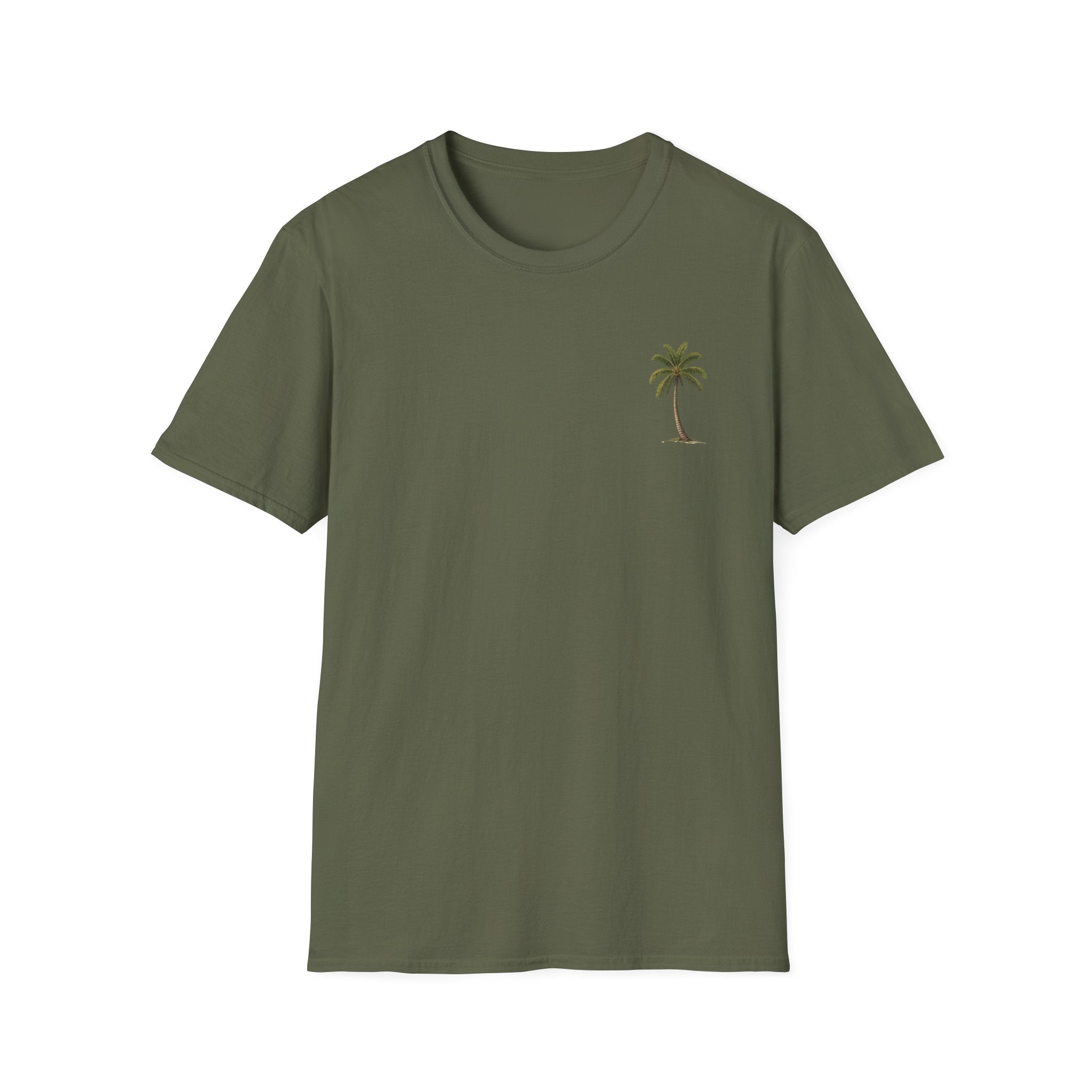 Palm Tree T-Shirt — Minimal Tropical Tee