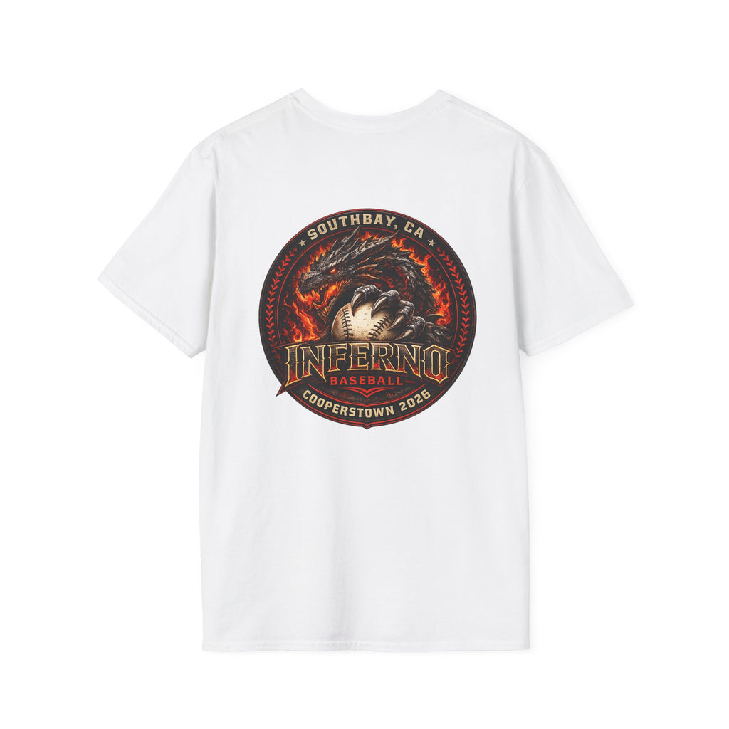 Inferno Baseball Logo Tee (Fireball Emblem)