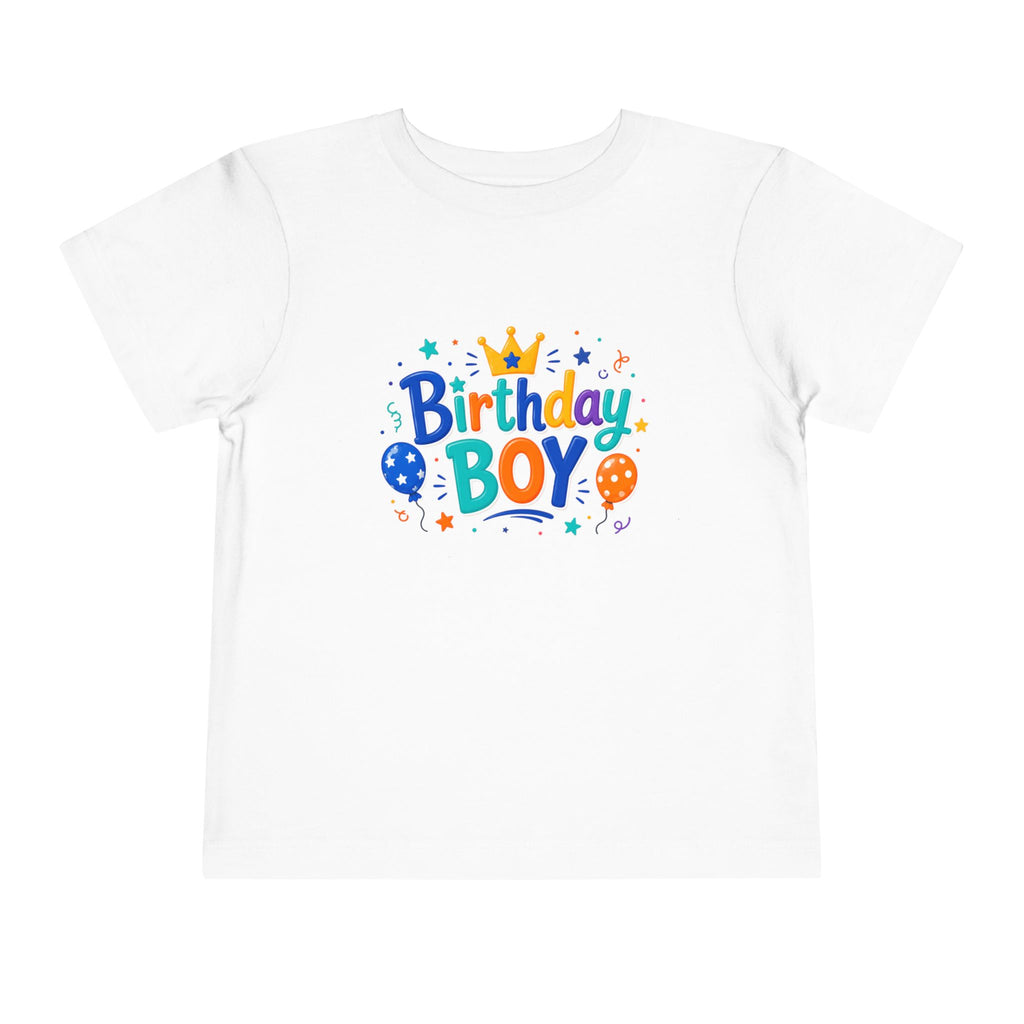 Birthday Boy Toddler Tee — “I’m the Life of the Party” Short Sleeve