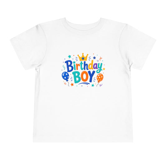 Birthday Boy Toddler Tee — “I’m the Life of the Party” Short Sleeve