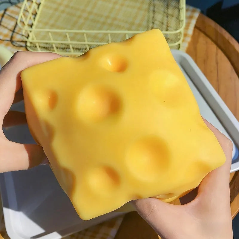 Giant Cheese Stress Squishy