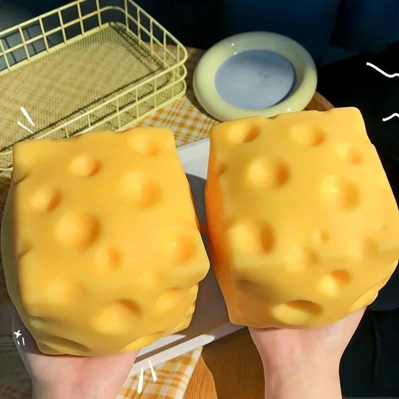 Giant Cheese Stress Squishy