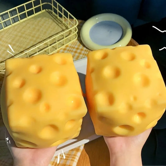 Giant Cheese Stress Squishy