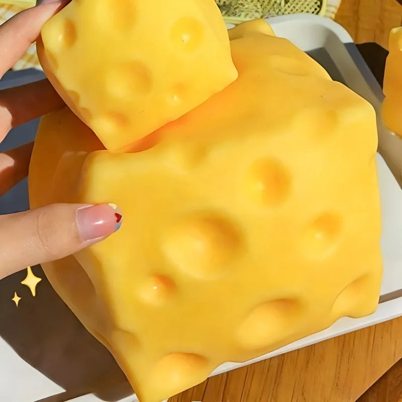 Giant Cheese Stress Squishy
