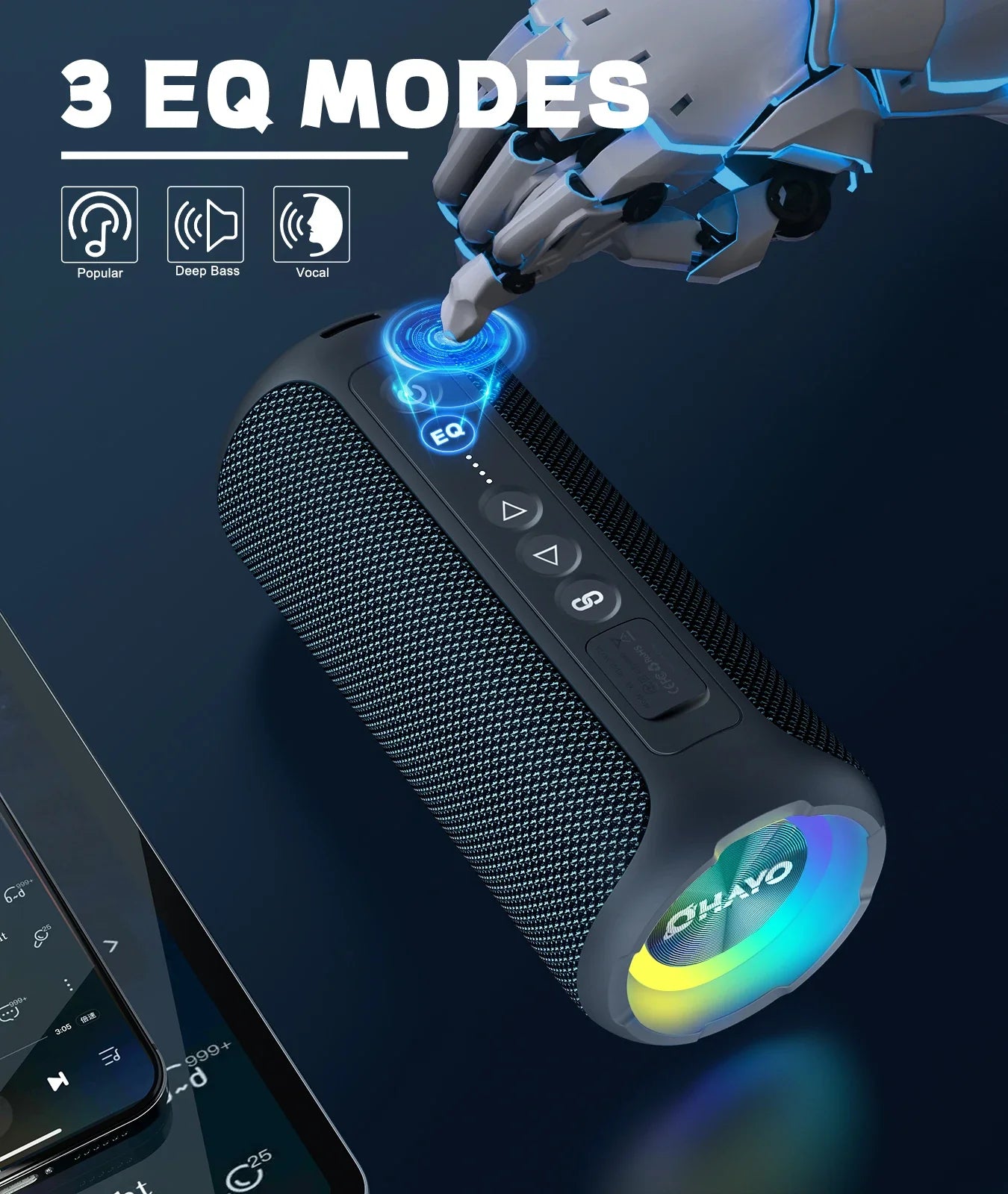 Ortizan Super Bass Outdoor Speaker