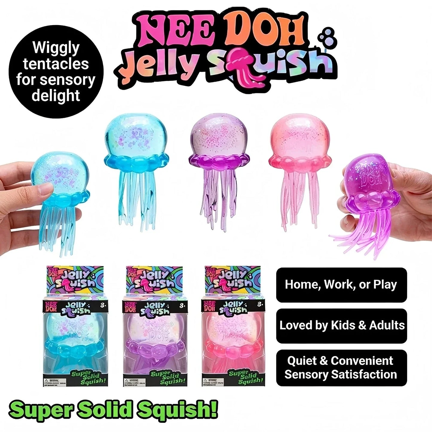 Squishy Jellyfish & Cube Fun