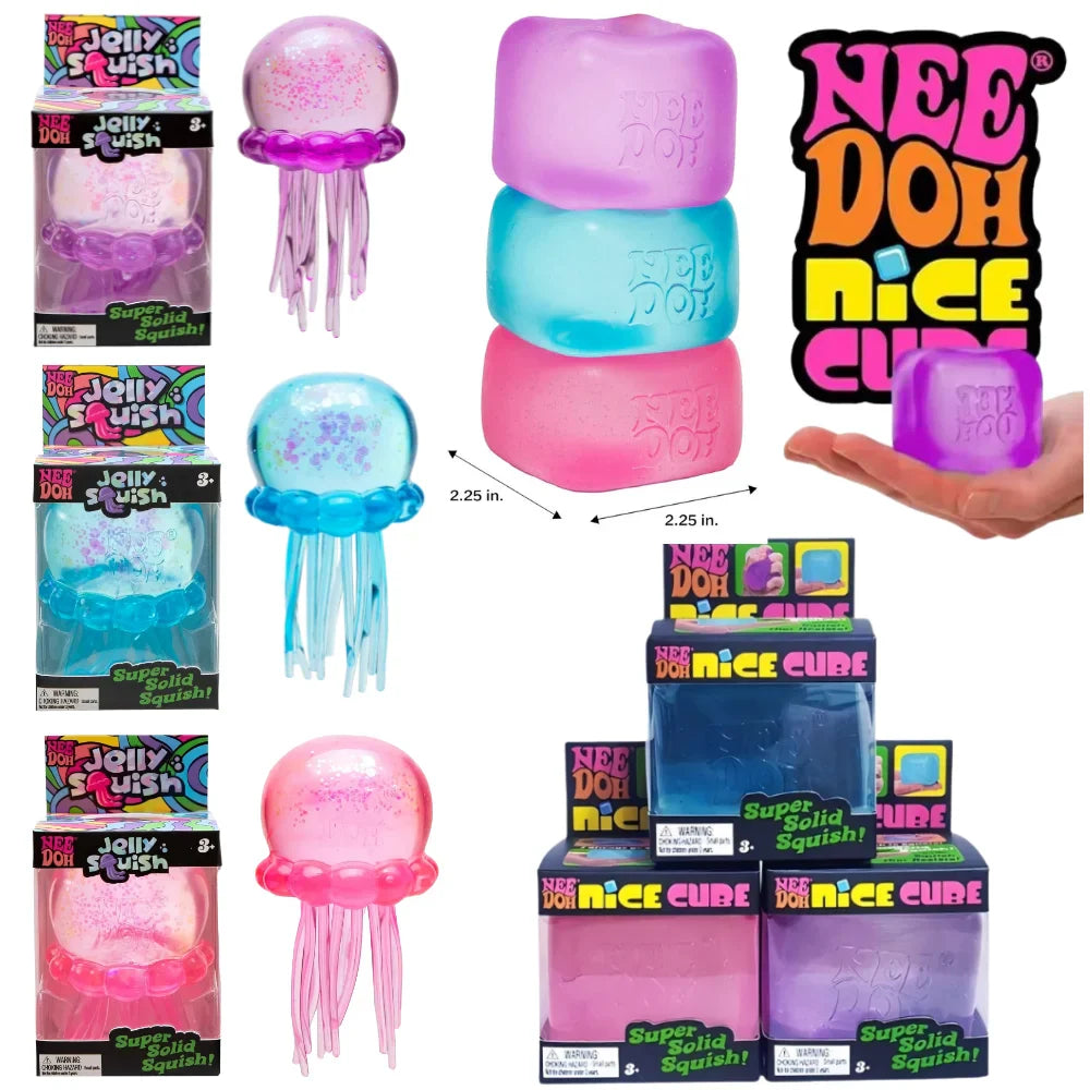 Squishy Jellyfish & Cube Fun