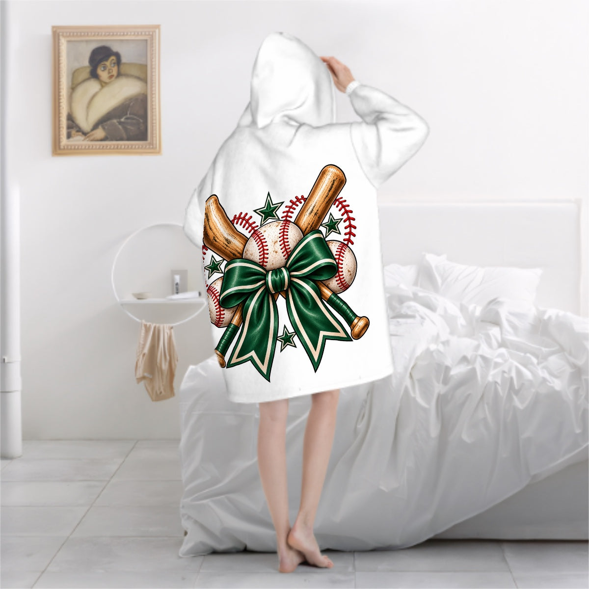 ADULT BLANKET HOODIE - GREEN